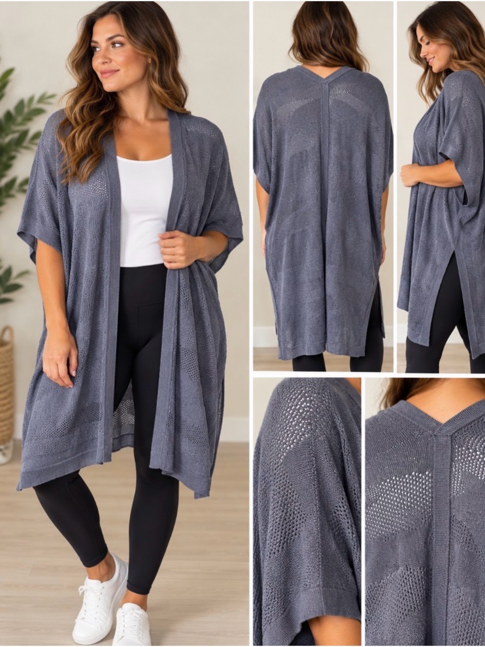 Lululemon Find Your Light Wrap Heathered Moonwalk Silk Blend OS